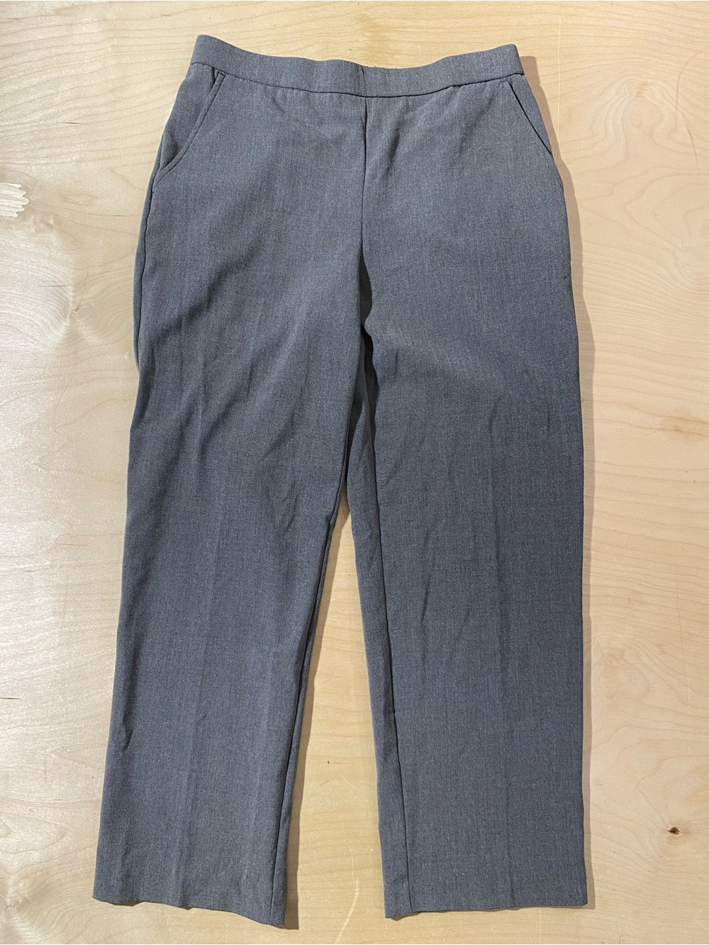 Kim Rogers Pull On Gray Dress Pants 8PS (SQ)